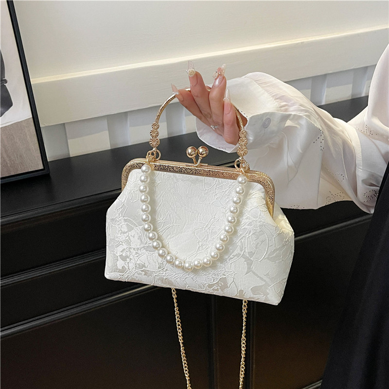 Embroidery Kit Pouch - Borsa classica vintage in pizzo Borse