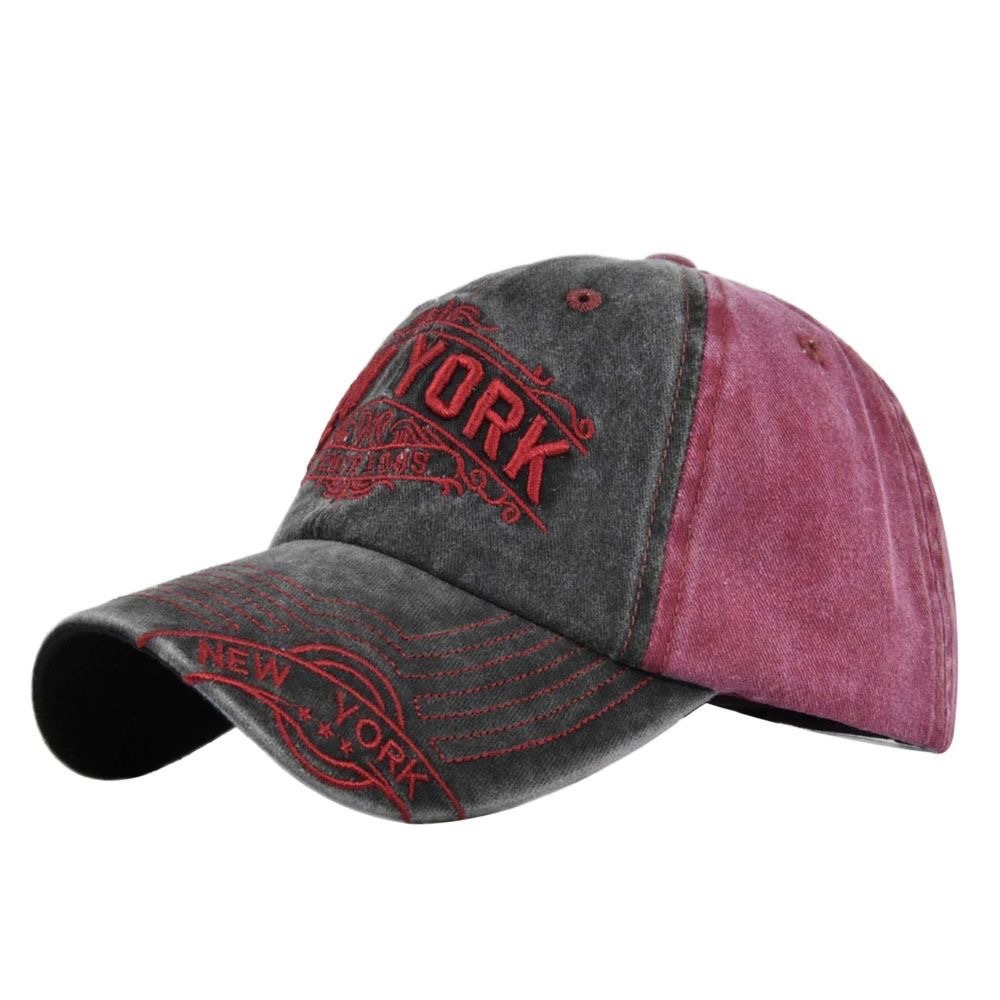 Embroidery York - Cappellino da Baseball Ricamato con Scritta