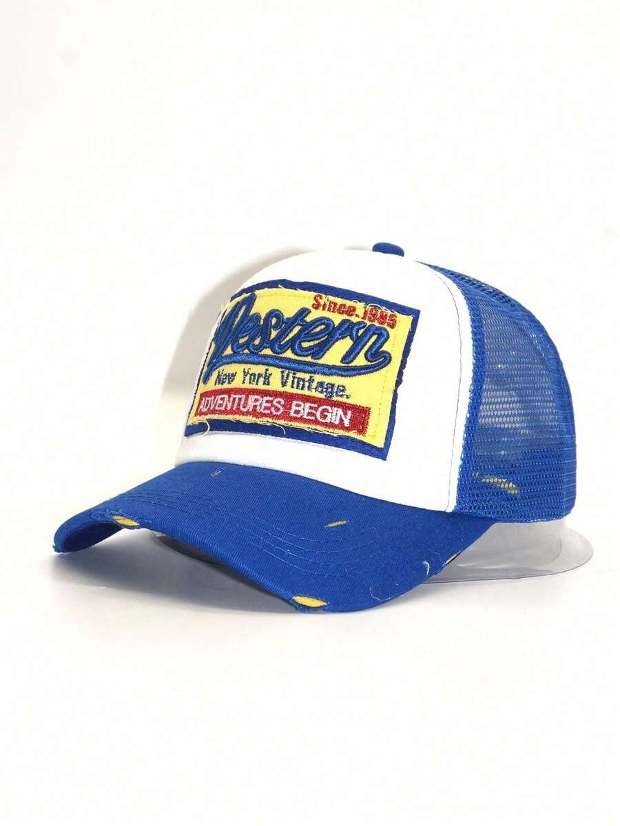 Embroidery Alphabet Designs - Cappellino da baseball traspirante unisex da