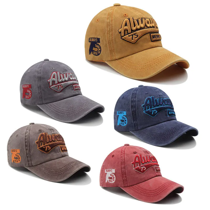 Embroidery Alphabet Designs - Berretto da baseball in cotone unisex