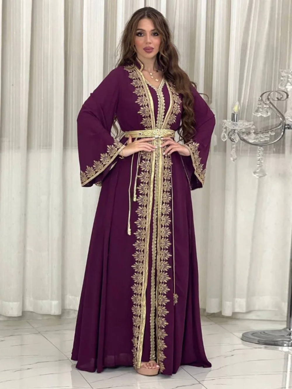 Embroidery Arabic - Eid Donne Musulmane Abiti Da Festa