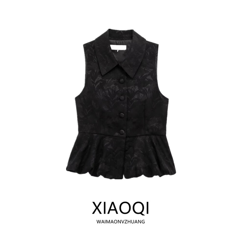 Embroidery Vest - Primavera 2025 Moda Donna Gilet Senza