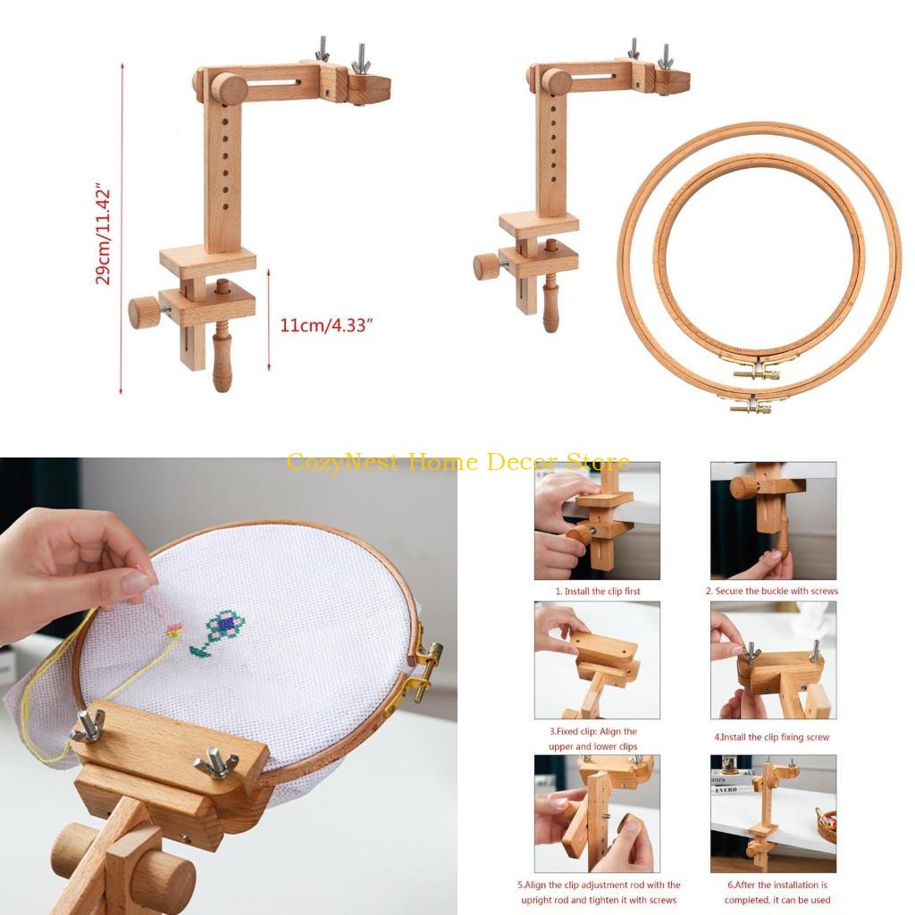 Embroidery Hoop Stand - 92MF Supporto per ricamo regolabile Supporto