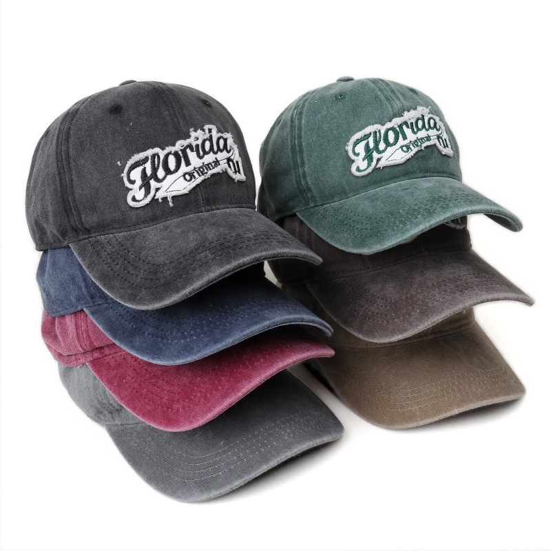Embroidery Alphabet Designs - Berretto da baseball in cotone unisex