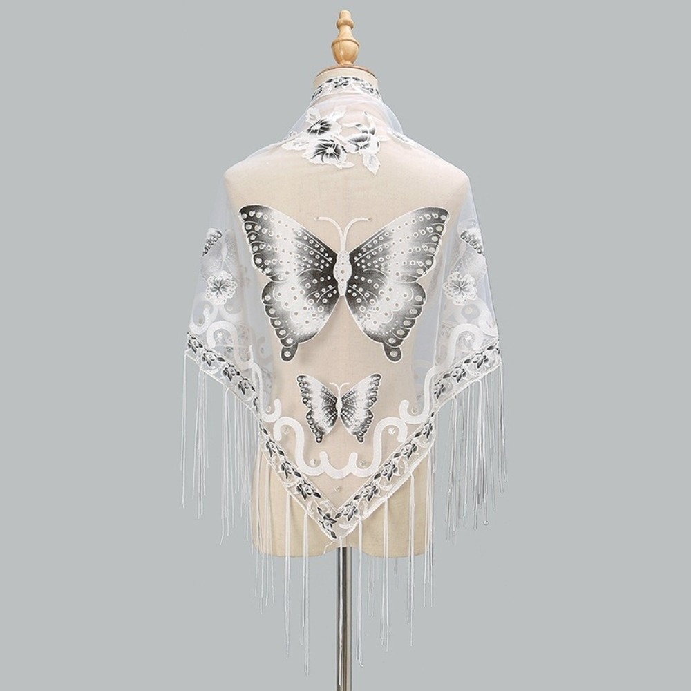 Sciarpa di Lusso in Pizzo Flor - Embroidery Shawl recensione e prezzo