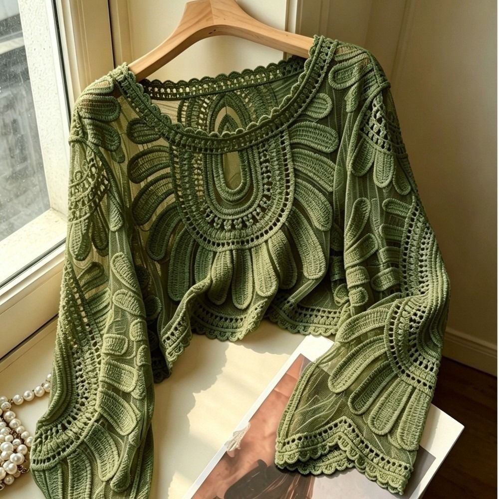 Copricostume in pizzo ricamato - Embroidery Shawl recensione e prezzo