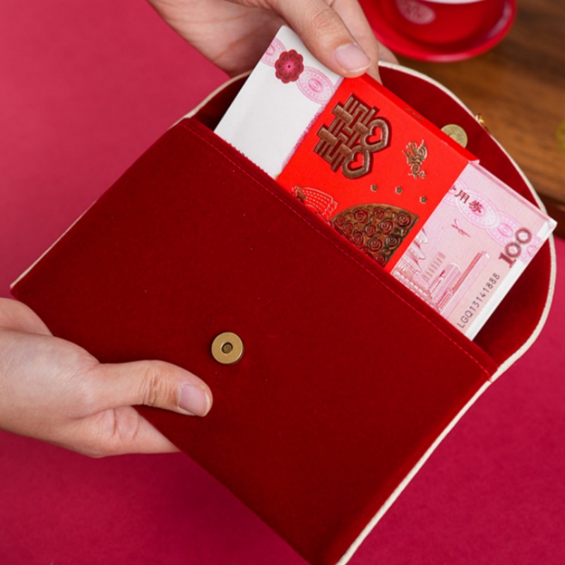 1 Pezzo Busta Rossa da Matrimo - Embroidery Bag recensione e prezzo