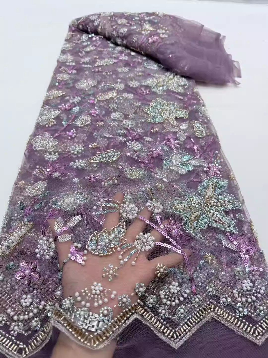 Tessuti ricamati con perline e - Embroidery Youtube recensione e prezzo