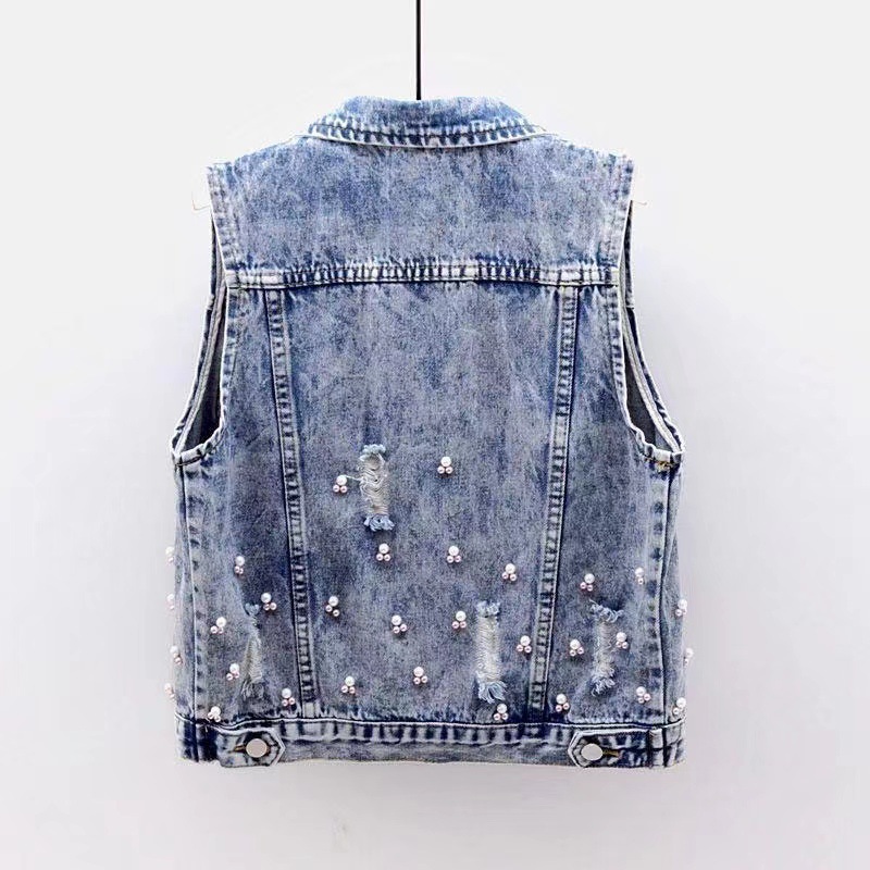 Gilet di jeans Cappotto Giacca - Embroidery Vest recensione e prezzo