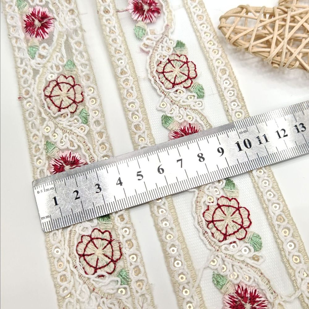 10 Iarde di Nastro in Pizzo La - Embroidery Design Patterns Flowers recensione e prezzo
