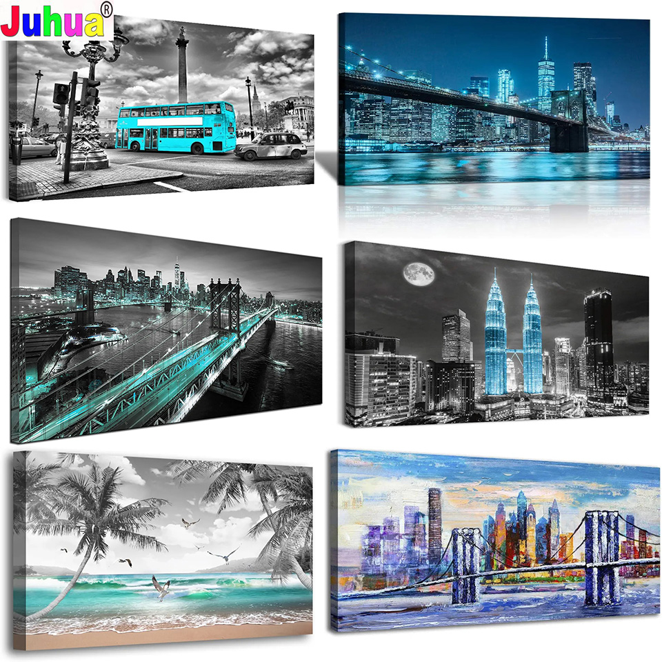 Famoso moderno urbano skyline  - Embroidery York recensione e prezzo