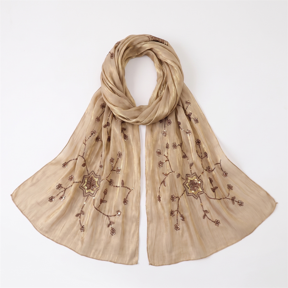 Sciarpa Hijab alla Moda con Ri - Embroidery Shawl recensione e prezzo