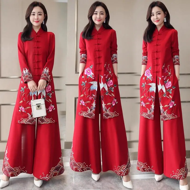 Set Cheongsam lungo stile etni - Embroidery Youtube recensione e prezzo