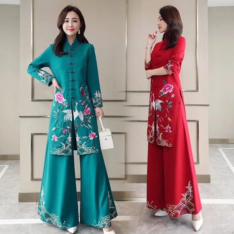 Set Cheongsam lungo stile etni - Embroidery Youtube recensione e prezzo