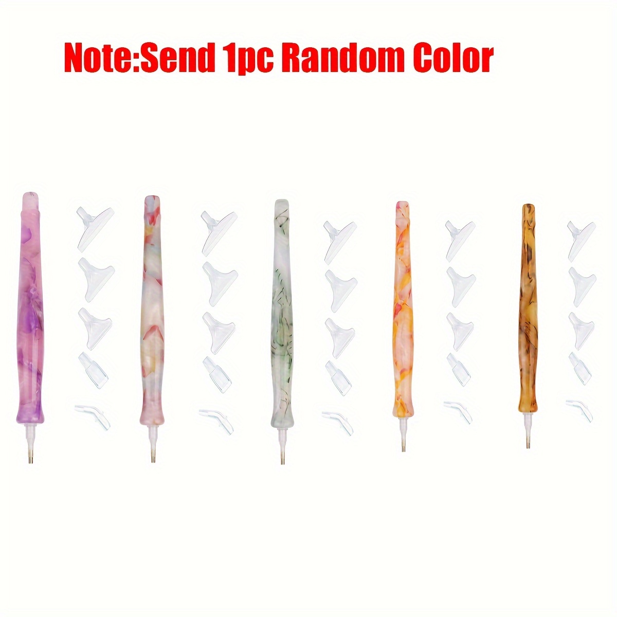 1pc colore casuale resina retr - Embroidery Service recensione e prezzo