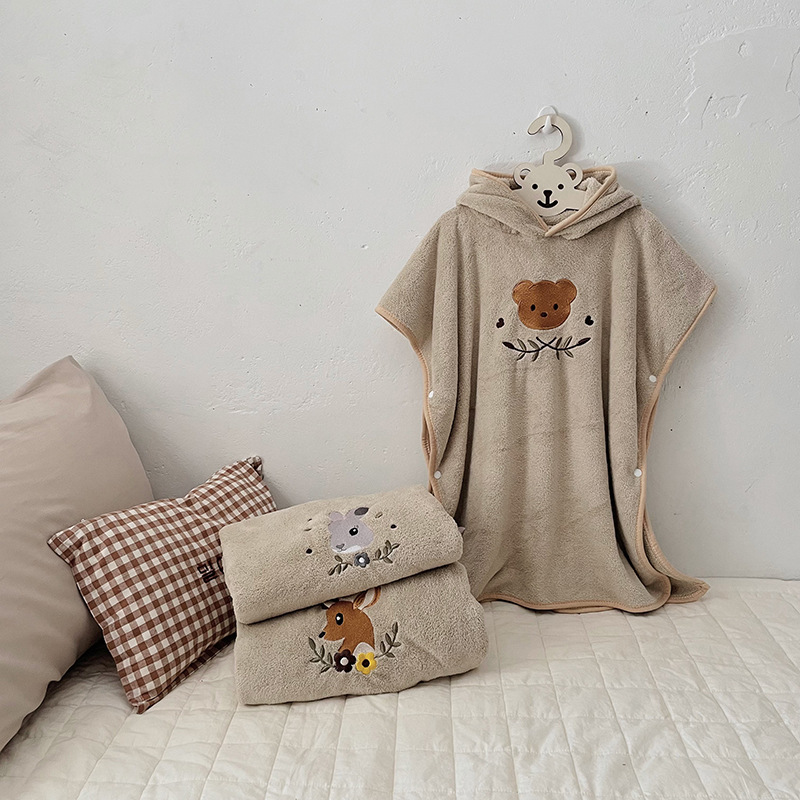 Mantelli in pile di corallo pe - Embroidery Towel recensione e prezzo