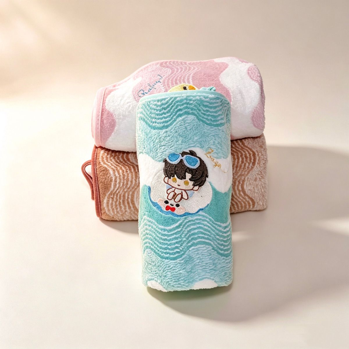 Asciugamano in pile corallo An - Embroidery Towel recensione e prezzo