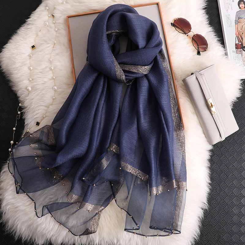 2024 Sciarpa scialle di seta 1 - Embroidery Shawl recensione e prezzo