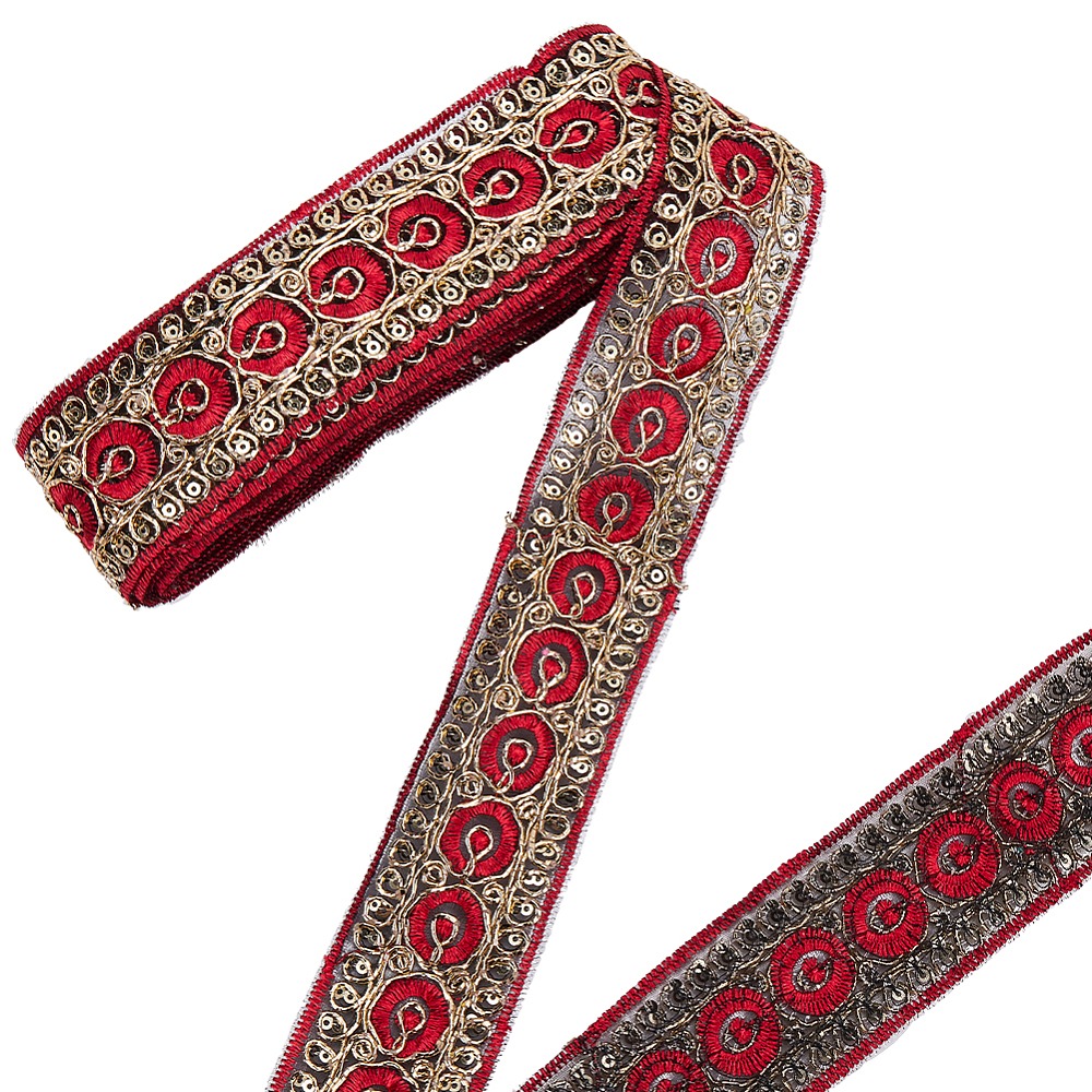 Nastro Ricamato Rosso 10 Iarde - Embroidery Red recensione e prezzo