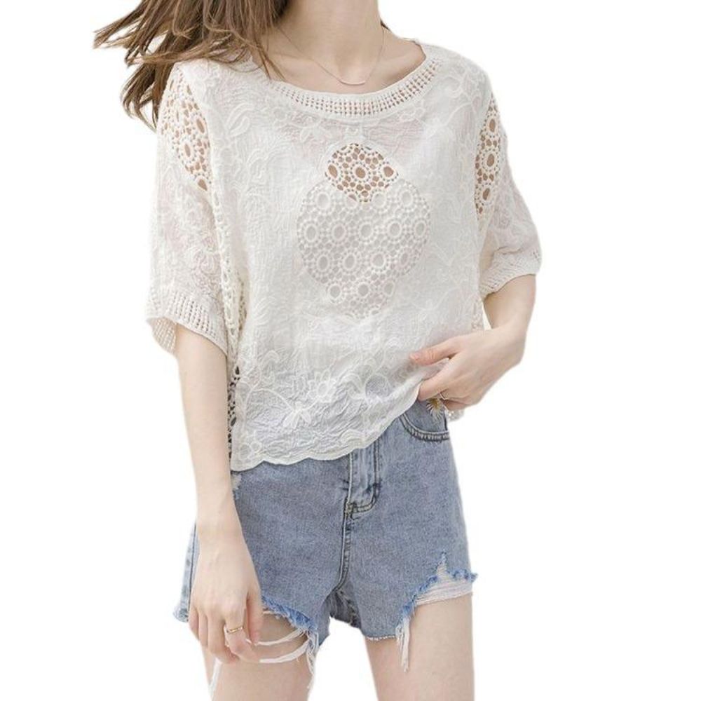 Copricostume in maglia trafora - Embroidery Shawl recensione e prezzo