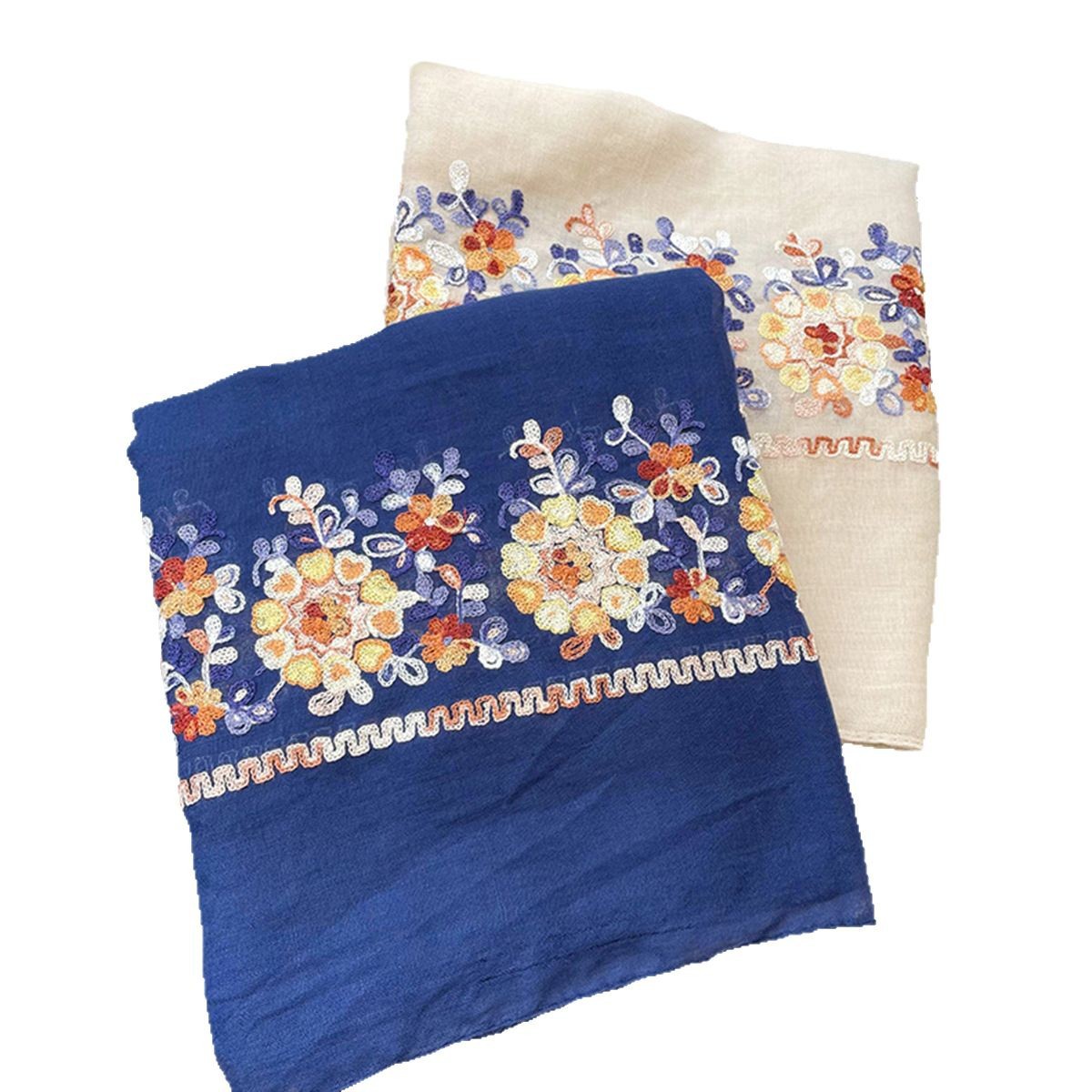 2025 Nuovo Morbido Cotone Scia - Embroidery Shawl recensione e prezzo