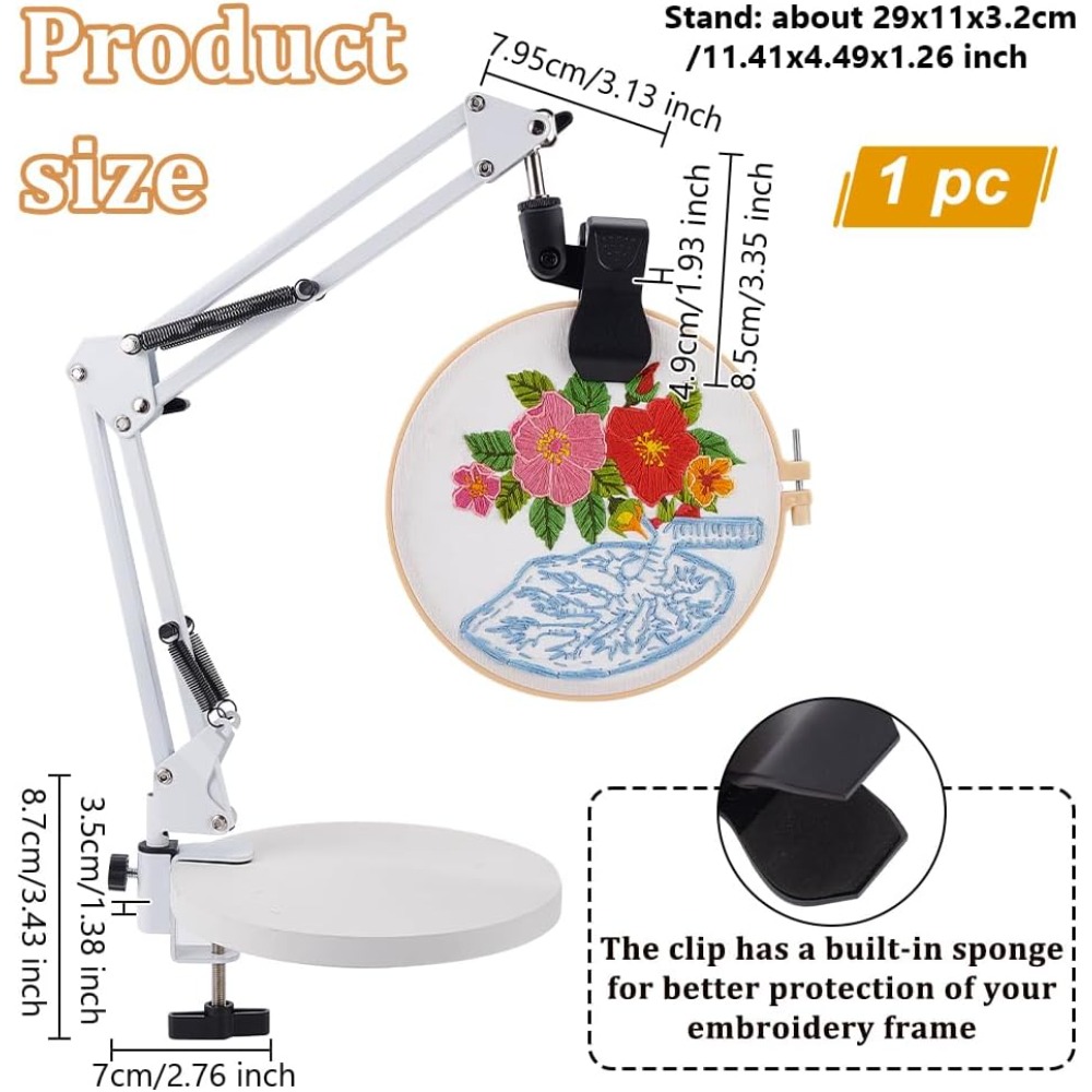 Kit supporto da tavolo per ric - Embroidery Hoop Stand recensione e prezzo