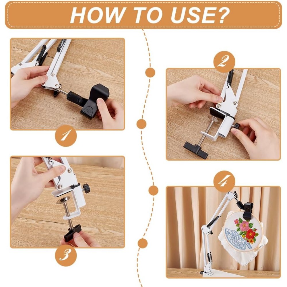 Kit supporto da tavolo per ric - Embroidery Hoop Stand recensione e prezzo