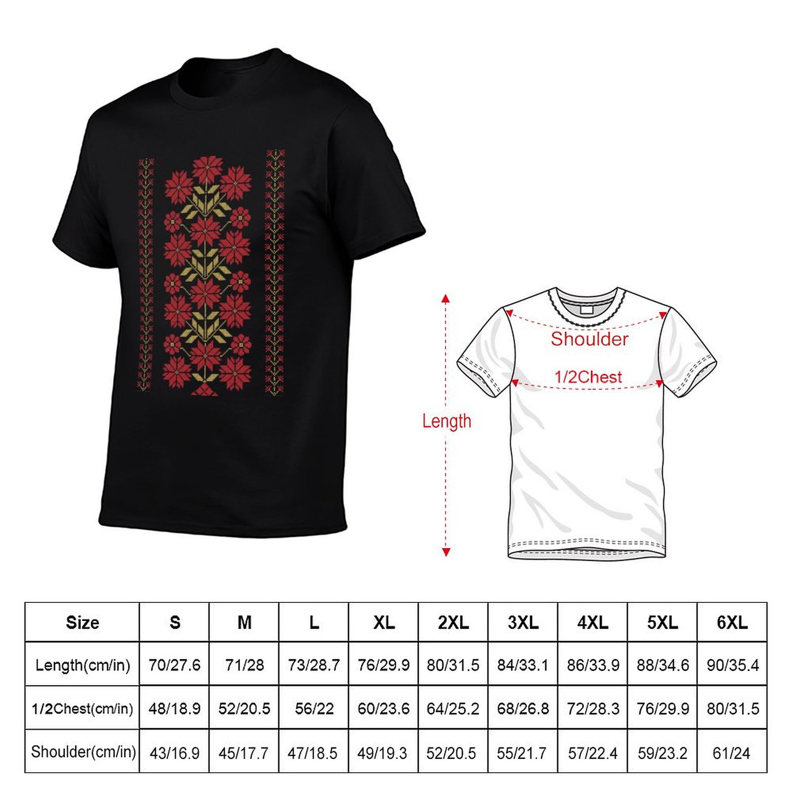 T-shirt con ricamo tradizional - Embroidery Design Patterns Flowers recensione e prezzo
