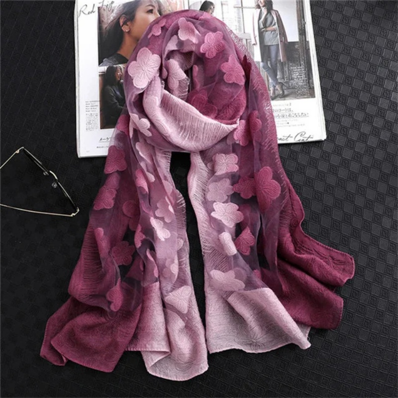 Donne simulazione fiore taglia - Embroidery Shawl recensione e prezzo