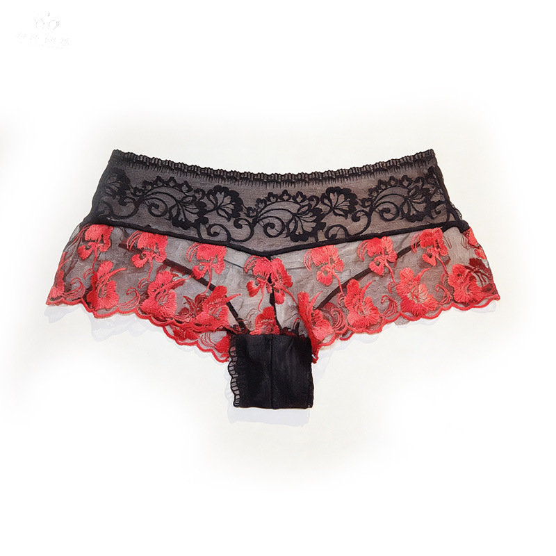 【1 pezzo】Lingerie da donna ult - Embroidery Red recensione e prezzo