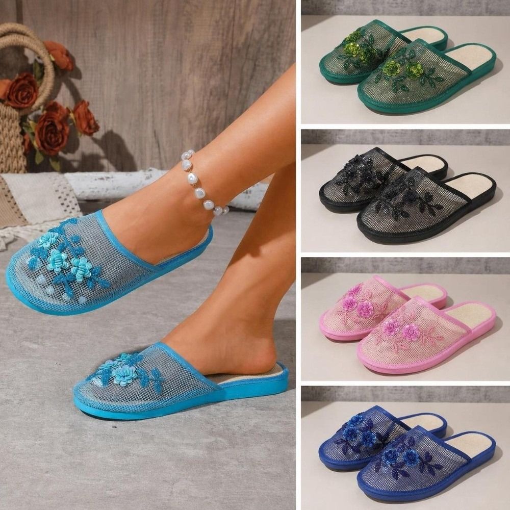 Sandali in rete con ricamo flo - Embroidery Shoes recensione e prezzo