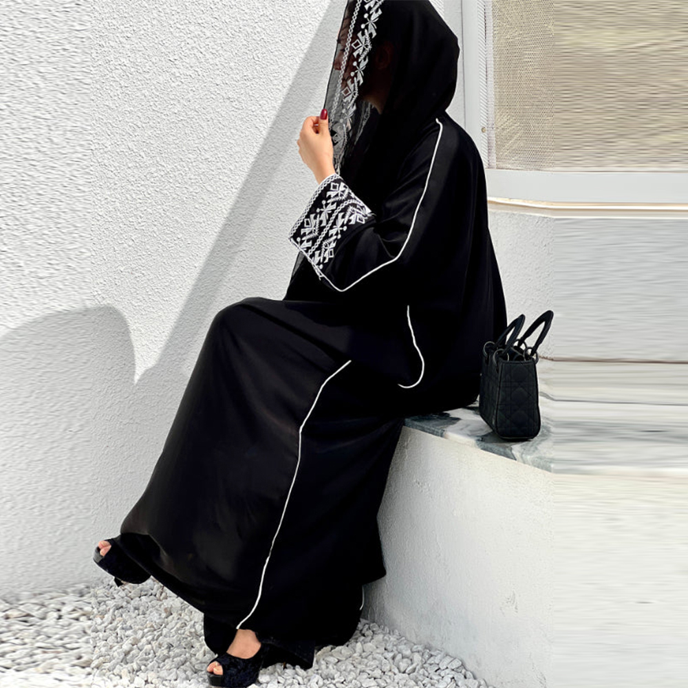 Moda classica ricamata Abaya H - Embroidery Arabic recensione e prezzo