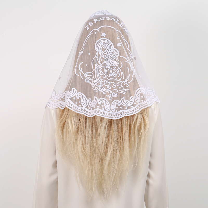 1 pezzo da donna elegante tint - Embroidery Hijab recensione e prezzo
