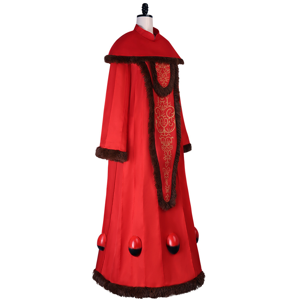 Abito Lungo da Donna in Stile  - Embroidery Red recensione e prezzo