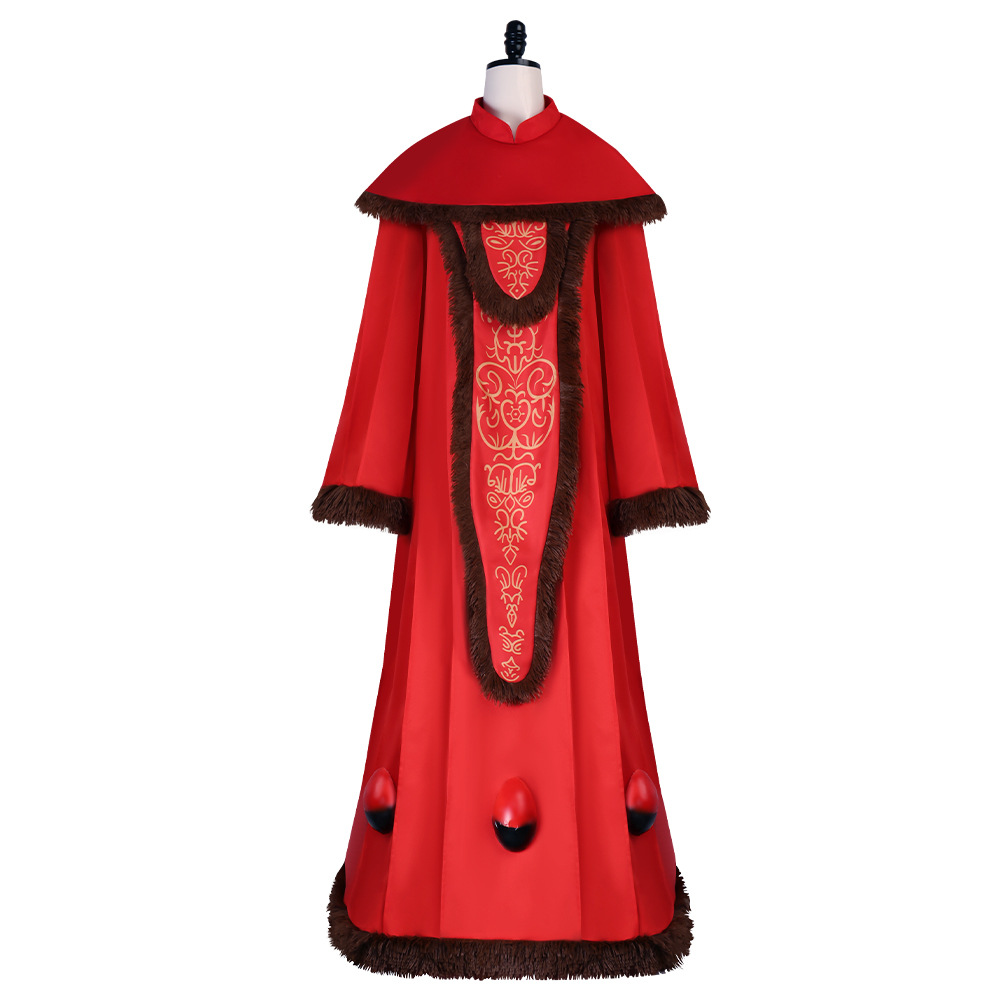 Abito Lungo da Donna in Stile  - Embroidery Red recensione e prezzo